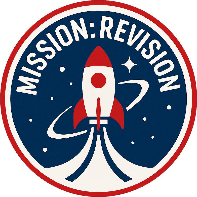 Mission: Revision rocket logo